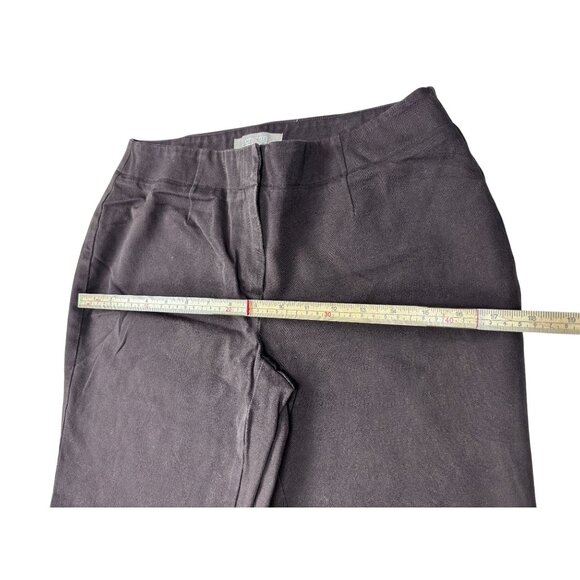 Chicos Womens Brown Straight Leg Pants Size 0 Polyester Blend Modern Fit - Picture 10 of 10